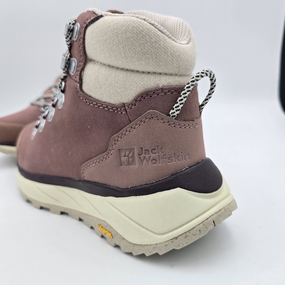 NWT Jack Wolfskin Women's Terraventure Urban Mid W Hiking Shoes, Rose/White, 5.5 - Picture 8 of 16